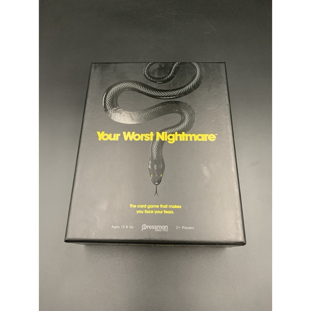 Your Worst Nightmare Card Game Pressman Party Game Ages 12+ 2+ Players